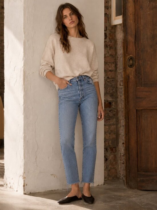 Agolde Denim - AGOLDE Nico Distressed Skinny Jeans | High Rise | Size 26